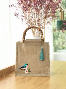 Antique Embroidery Chinese Style Han Costume Bag Linen Cloth Retro Bags Women Tote Bag Handmade Cheongsam Original Hand Bag