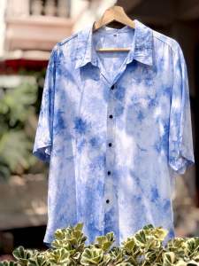 เสื้อเชิ้ตมัดย้อม ผ้าExtra