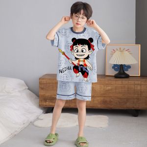 SHAPRA | Cotton Cartoon Sleepwear Short Sleeve Set