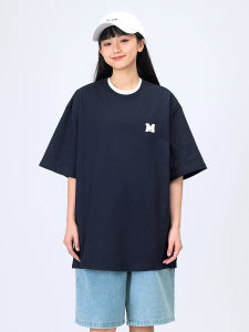 Mannstu Summer round Neck Short Sleeve T-Shirt Letter Print Cotton Streetwear for Men And Women Casual Comfortable Tee