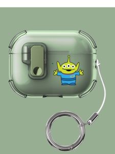 Cute Three-Eyed Silicone Protective Case for Apple AirPods4 And 3 Pro2 Bluetooth Earphones Mechanical Pop Cover Girls Heart High-End Cute