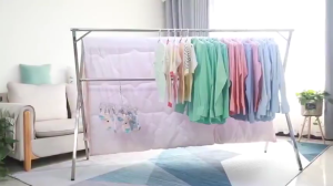 Giá INOX Gấp Gọn Cây phơi đồ Siêu Bền Chiều dài Phơi quần áo 1M6~2M4 Phù hợp cho sử dụng trong nhà và ngoài trời