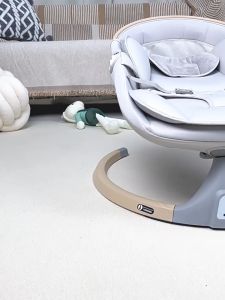 Nôi điện tự động BobiLong PHIÊN BẢN CAO CẤP 4in1 cho bé với 3 tư thế nằm 175 độ kết nối Bluetooth đồ chơi bàn ănmùng