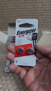 Vỉ 2 viên pin nút A76 / LR44 / AG13 / G13 Energizer Alkaline 1.5V chính hãng