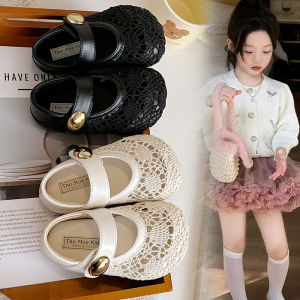 Lace Hollow Princess Style Breathable Girls Sandals