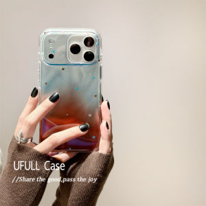 UFULL  Gradient Color Star  17 pro Max Phone Case Protective Shell for  16 pro New Model 13 Unique 14 pro Girl Style 15 pro Korean Anti-Fall Soft Case