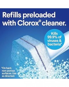 Clorox ToiletWand Antibacterial Toilet Cleaning Refills 20-Pack Kills 99.9% of Germs Sulfate-Free