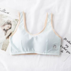 Young Adult Bra Junior High School High School Student Underwear 17-Year-Old Girl 15 Adolescent Development Bra Second Stage Pure Cotton