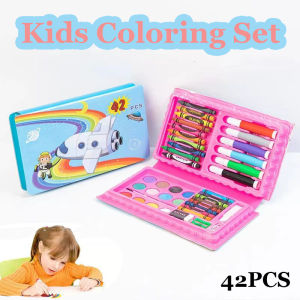 42/86pcs Kids Coloring Set Painting Water Color Crayon Drawing Sets Art Set Children Drawing Set