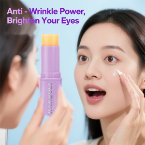 Purple Eye Stick 7g - Anti-Wrinkle & Brightening Eye Cream | Portable Roll-On Stick for Dark Circles & Fine Lines (Hydrating + Lifting Formula)