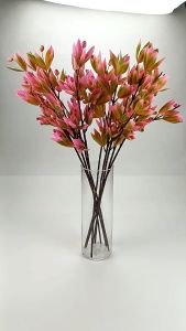 Sedap Malam Plastik - Bunga Cabang 3 Flowers Tuberose Delphinium Spring Plastic Rangkaian Kembang Ranting untuk Hiasan Cafe Buket Rumah Ruang Tamu dan Dekorasi Pernikahan Premium Import Murah Artificial Berkualitas