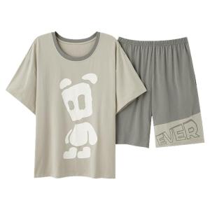 Bộ đồ ngủ nam MiiOW Cat Man vải cotton tay ngắn quần short - mùa hè