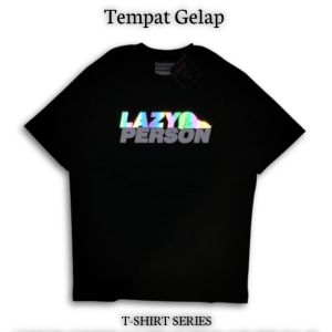 kaos nyala dalam gelap/baju nyala dalam gelap/kaos distro/baju distro/sablon nyala/sablon reflektiv/T-Shirt/kaos simple/baju simple/acth