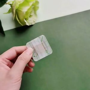 50Pcs/Set Square-Shaped Hypoallergenic Waterproof Non-Woven Band Aid - Hypoallergenic Hemostatic Bandage / Adhesive Wound Dressing Band Aid / Medical and Children's Hemostatic Bandage