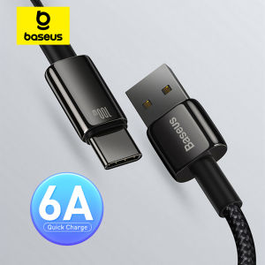 BASEUS | Baseus 100W USB Type C Cable For Samsung Pro Fast Charging Wire USB-C Charger Data Cord For Huawei P30 Realme Oneplus Poco F3