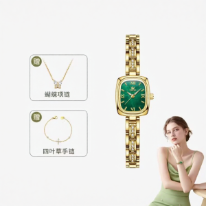 OLEVS | Vintage Small Gold Watch for Women Elegant
