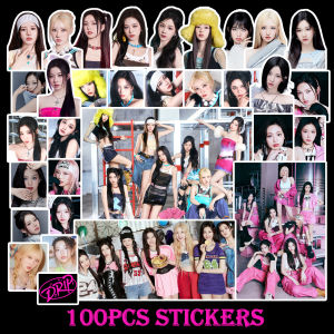 100-Piece BabyMonster Stickers Set CLIK CLAK AHYEON Drip Decals Anime Celebrity Collectibles Ready Stock Role-Playing Games