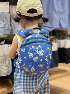 Balo Trẻ Em Mini Chống Thất Lạc Dễ Thương Hoạt Hình Nhẹ Cho Bé Trai 1-2 Tuổi Đi Ngoài Trời Balo Đôi Cho Trẻ Em Dưới 3 Tuổi