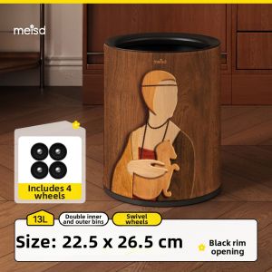 MEISD | Retro Style Luxurious Waste Bin