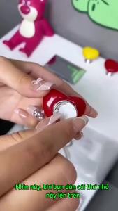 [HCM] Nút dán nhấn xả nước bồn cầu - tay nắm cửa hình Trái Tim đa năng tiện lợi sáng tạo -TyHome