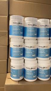 Healthy Care Omega-3 Fish Oil 1000mg (Úc) – Dầu Cá Tốt Cho Tim Mạch & Trí Não