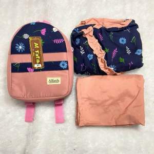 Mukena Anak Rayon Motif Tas Ransel | Usia 2- 13 Tahun