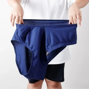 Plus Size Heavy Men 6XL 8XL Cotton Boxer Briefs Anti Chafe Underwear No Ride Up Wide Waistband Extra Large Big Men