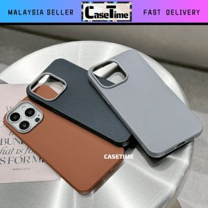 INFINIX Smart 8 9 Hot 30i 40 40i Pro 50 50i plain leather matte phone case casing cover 手机壳