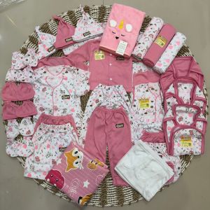 PINK Fiantry baby SNI paket 50pcs paket perlengkapan bayi baru lahir