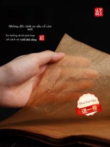 Bản Giấy Thô Màu Thủ Công Hạc Da Bản Sao Cổ Điển Kinh Văn Bản Pháp Thư Pháp Nhỏ Chuyên Dùng Cho Tranh Nước Họa Tiết Nhỏ