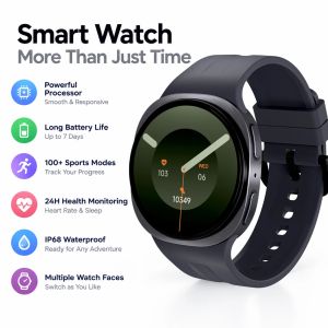 2026 Fashion Classic Smart Watch 9 Mini Lightweight Healthy Outdoor Sports Wearable NFC Access Control Wireless Call Smart Watch