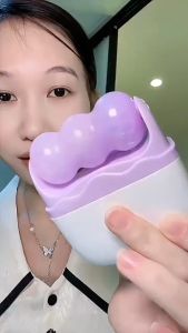 2-In-1 Double-Head Ice Roller Roller  Facial Massage Ice Relief Edema Cooling Multi-Function Massager Delicate Shrink Pores Cold Therapy Reusable Freezable Ice Massager Lifting Tools Body Maderotherapy