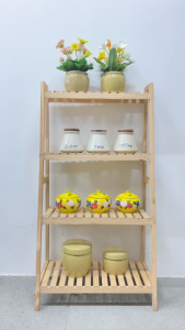 Kệ Đa Năng Gỗ Thông Chữ A 4 Tầng Decor 60x35x115 SolFurnishing