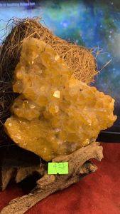 Đá thạch Anh vàng Citrine thanh tẩy thiền định tarot cực mạnh Clear Quartz Natural 427