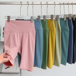 Quần Short Thể Thao Lưng Cao Cho Nữ Mùa Hè Mỏng Quần Yoga Nâng Hông Quần Dài Năm Phần Quần Dài Thường Ngày Quần Bó