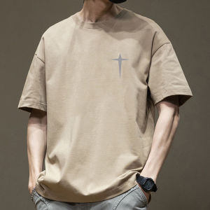JIANMUJI | Cotton Loose Fit Summer Short Sleeve T-Shirt
