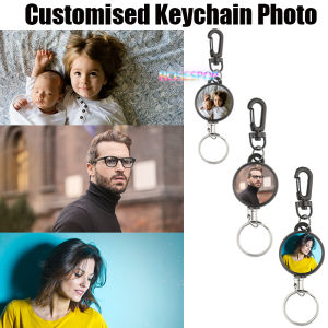 Photo Keychain Customized Keychain Photo  Photo Keychain Holder Free Engraving Custom Name Keychain Men Women Motorbike Keyrings Gift Couple Friendshi