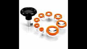 9 IN 1 No Trace Rubber Watch Back Openers Kit 8 Assort Size Suction Watch Opener Tools Set for Watchmakers Repairing Remover