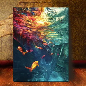 Jigsaw Puzzle 500/1000/1200/2000PCS Colorful Fish Underwater Scene Brain Teaser Calming Activity Decor Gift