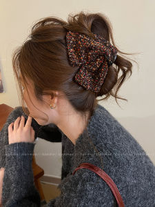 Large Size Shark Clamp Hair Clip Womens Elegant Triangle Hair Accessories Vintage Style Headwear Back of Head Hair Card