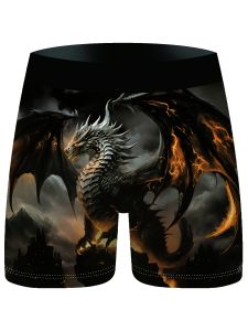 Hot Toys | Fashion New Digital Printed Mens Fabric Shorts Elastic and Fashionable Shorts Comfortable and Breathable Mens Daily Comfort