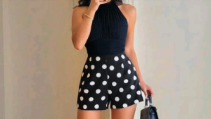 DAF Casual Plain Color OR Polka Dot OR Maong Denim Blue AVAILABLE IN Regular Plus OR Big Size High Waist Short