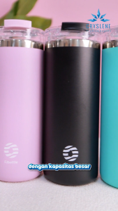 Botol Minum Tumbler Kopi Stainless Steel Vacuum Insulated 591ml FJ Bottle By Cryslene