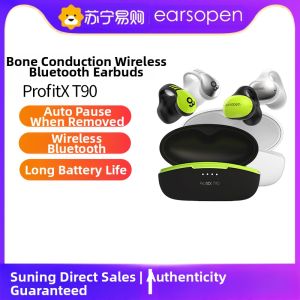 Earsopen ProfitX T90 Bone Conduction Sports Earphones Waterproof Running Wireless Earbuds Professional Small Fly Bean