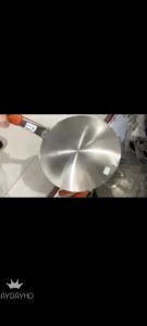 Wajan Anti Lengket Stainless Premium /Wajan Nasi Goreng Kuali Katel Gagang Kayu Ukuran 32/34/36/40/43cm