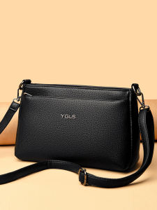Bag Womens Leather Messenger Bag Soft Leather Middle-Aged Mom Backpack 2023 New Arrival K-style Large Capacity Womens Shoulder Bag