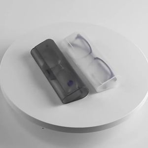 Fmart New Stylish Portable Plastic Eyeglasses Case Protector Storage Container