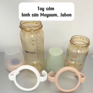 Tay Cầm Bình Sữa Moy.uumJubon Kichilachi BabuuChất liệu nhựa PP an toàn cho bé.