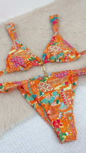 Printed Bikini Set Swimsuit Women Two Piece Swimwear Beach Wear