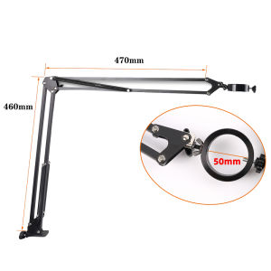 Camera Tripod Table Stand Set Photography Adjustable Arm stand For Digital Video Microscope Camera Boom Scissor Arm Stand Holder